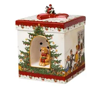 Porzellanbox mit Weihnachtsspielzeug