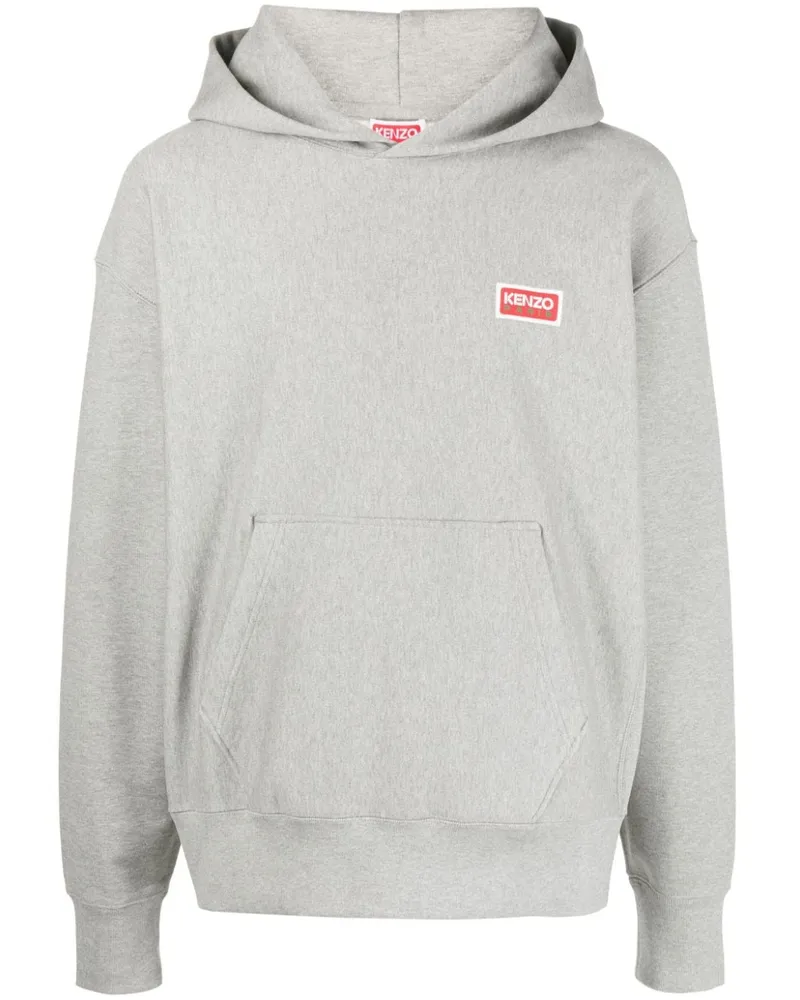 Kenzo Hoodie mit Logo-Print Grau