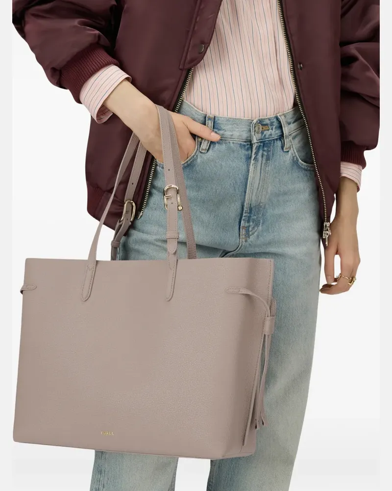 Furla Großer Ava Shopper - Nude Nude