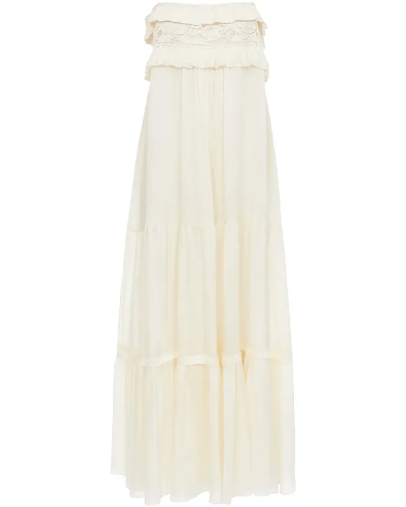 Chloé Langes Trägerkleid - Weiß Weiß