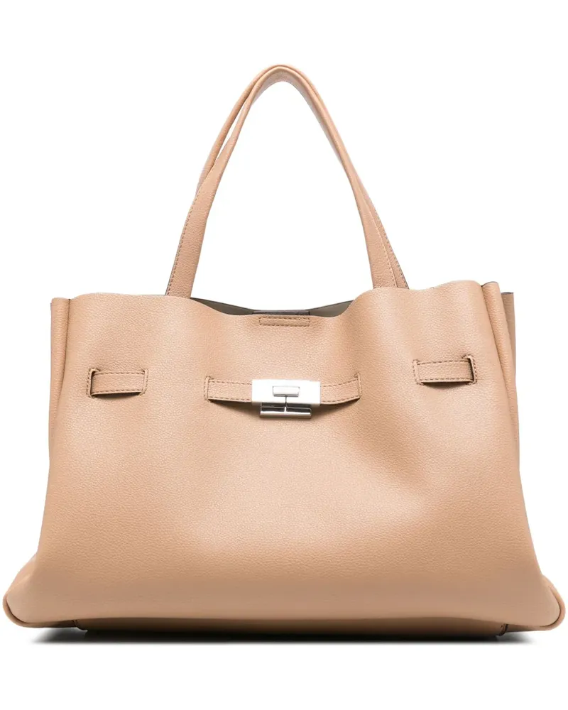 DKNY Handtasche mit Schnallen - Nude Nude