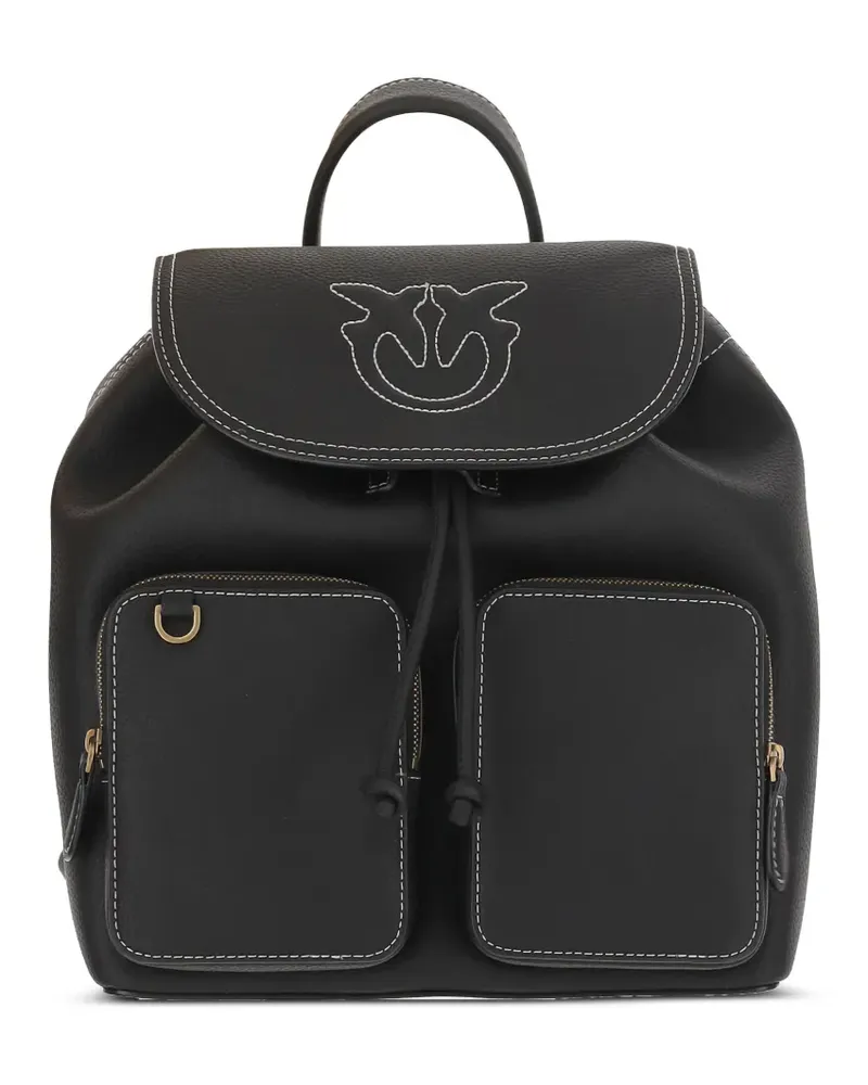 Pinko Carrie Rucksack - Schwarz Schwarz