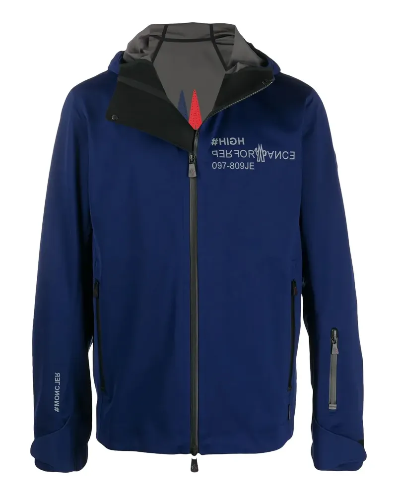 Moncler Skijacke mit Kapuze - Blau Blau