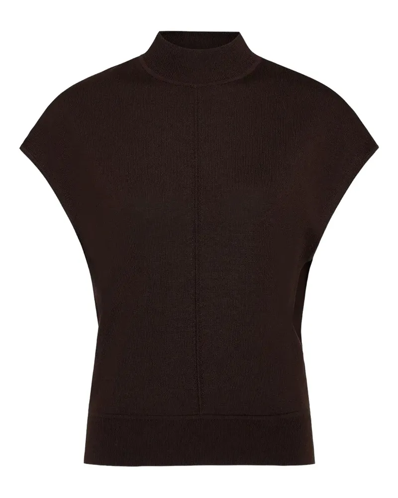 TWP Wren Oberteil mit Stehkragen - Braun Braun