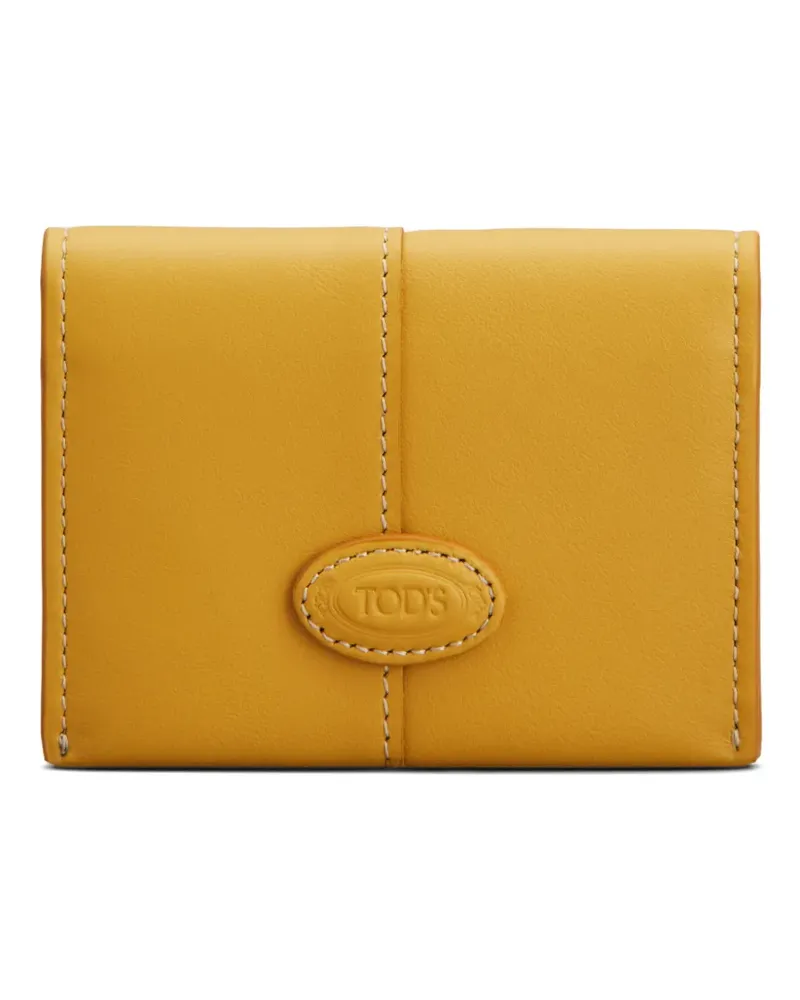TOD'S Kartenetui mit Logo-Patch - Gelb Gelb