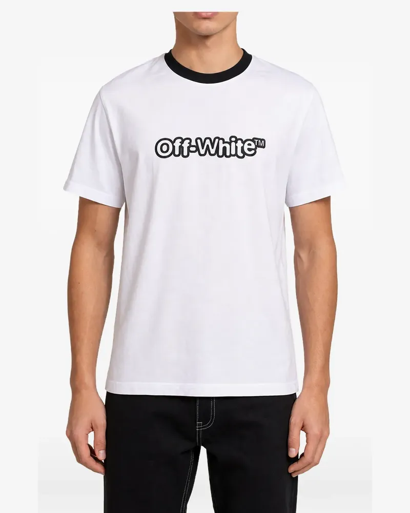 OFF-WHITE logo-print T-shirt - Weiß Weiß