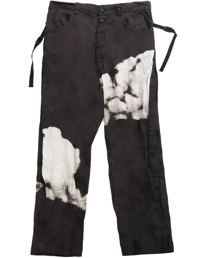 Undercover Cloud cropped trousers - Schwarz Schwarz