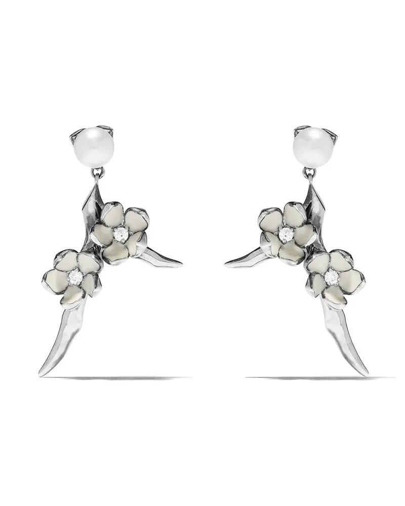 Shaun Leane Cherry Blossom' Ohrringe - Silber Silber