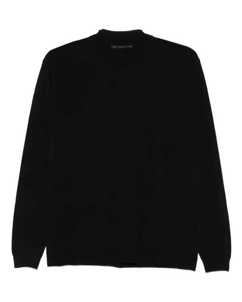 Low Brand Klassischer Pullover - Schwarz Schwarz