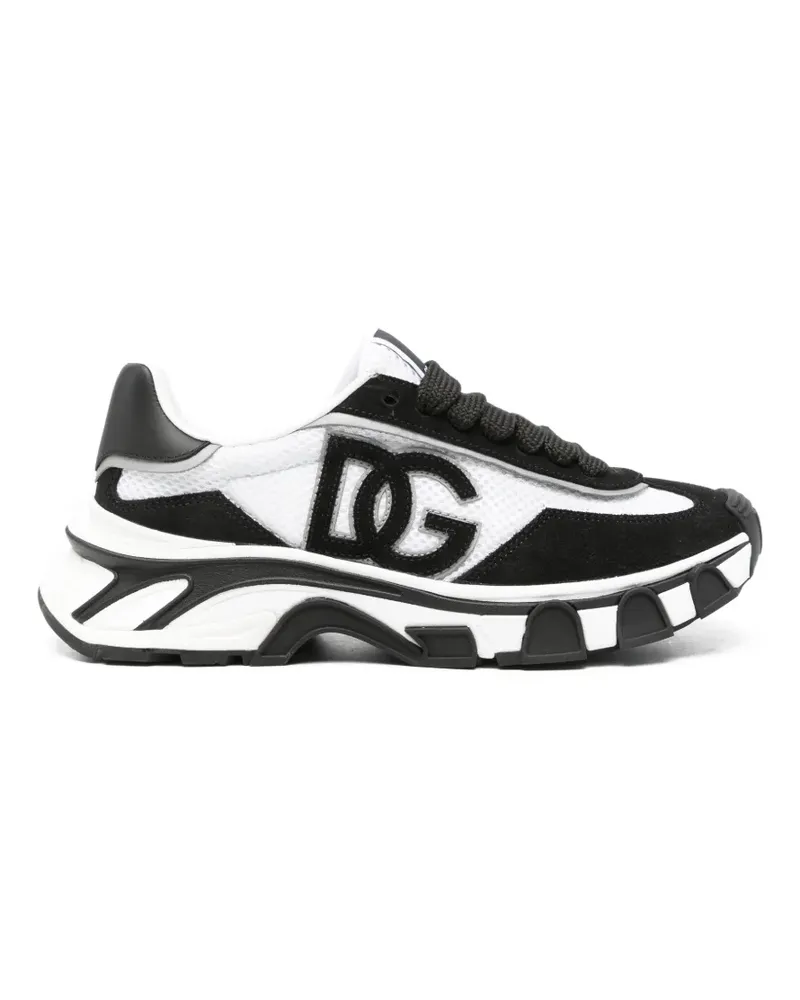 Dolce & Gabbana logo-patch sneakers - Weiß Weiß
