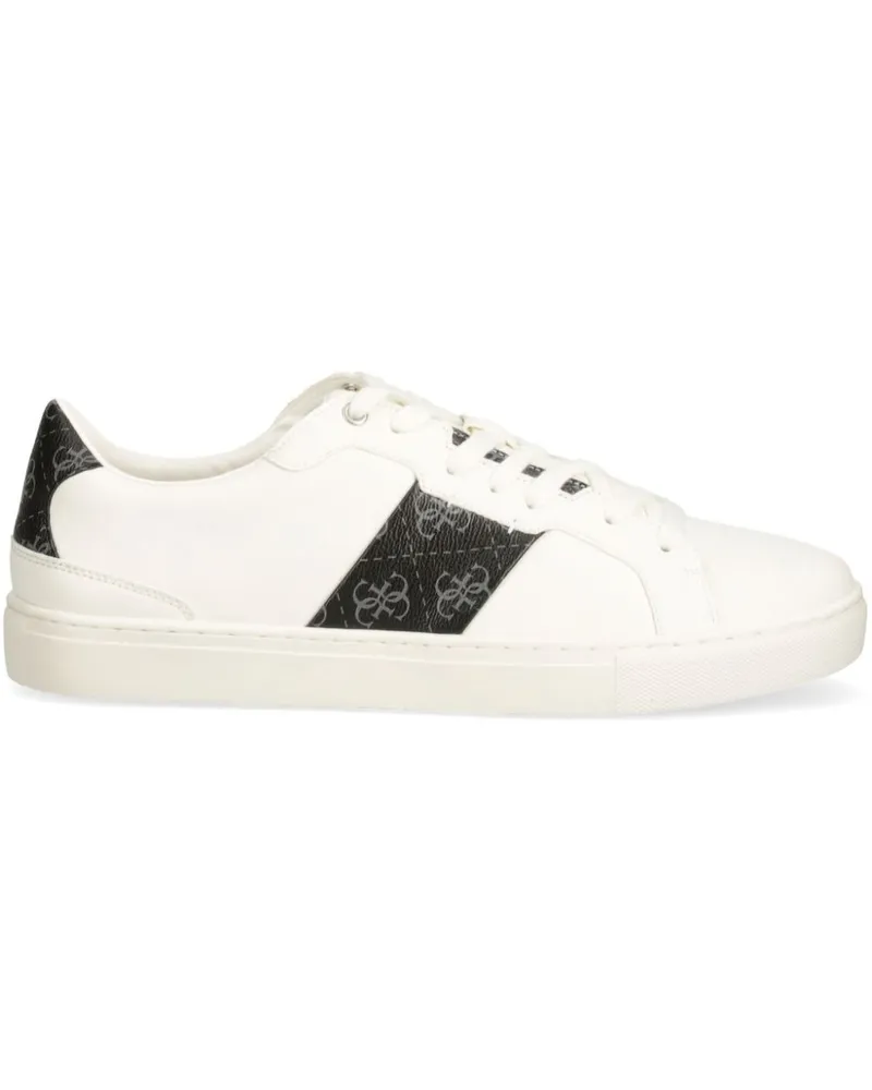 Guess Sneakers mit Monogramm-Einsatz - Weiß Weiß