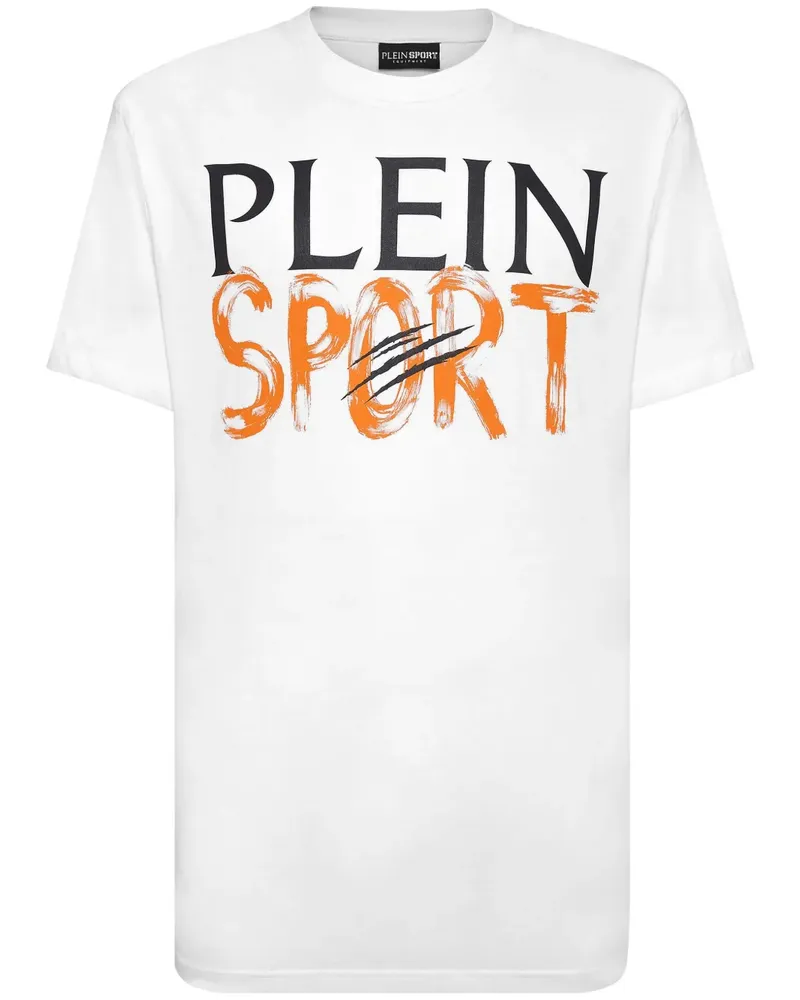 Philipp Plein T-Shirt mit Logo-Print - Weiß Weiß