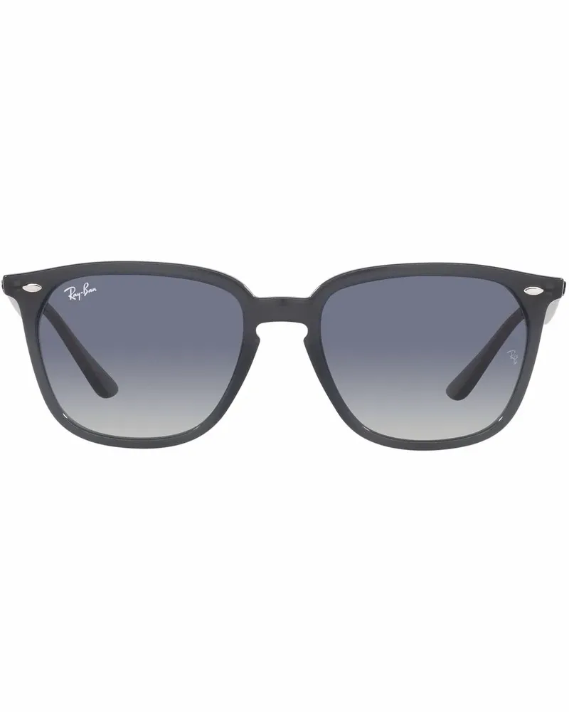 Ray Ban Sonnenbrille mit eckigem Gestell - Grau Grau