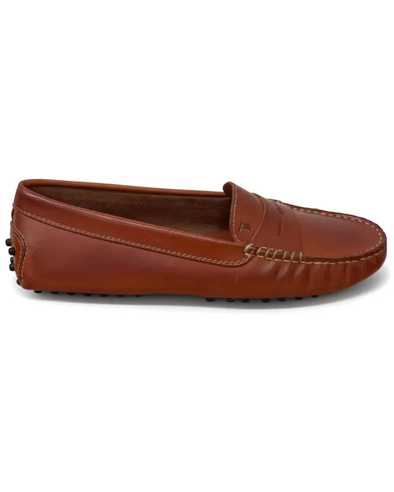 TOD'S penny-strap loafers - Braun Braun