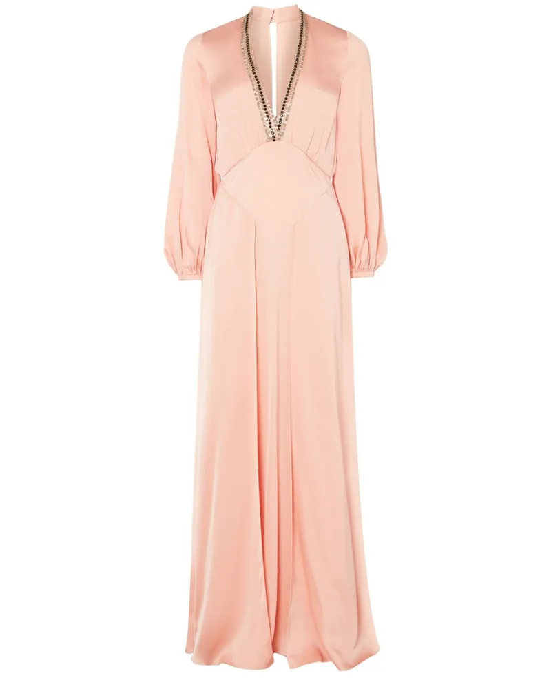 Temperley London Nina Maxikleid - Rosa Rosa