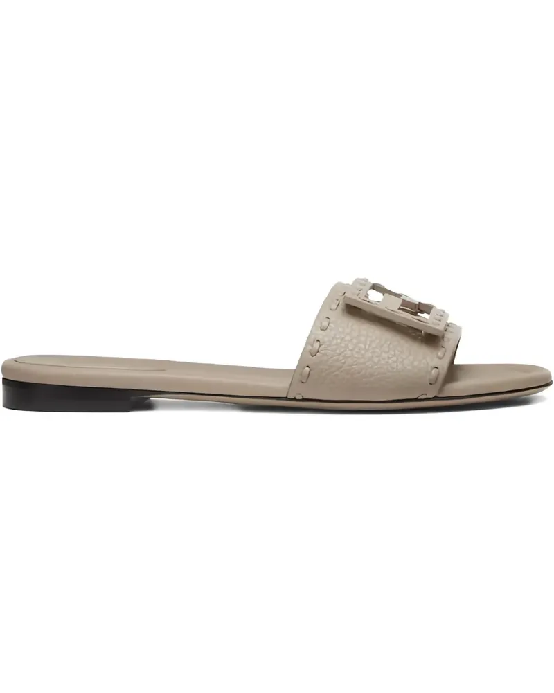 Fendi Sandalen mit FF-Motiv - Grau Grau