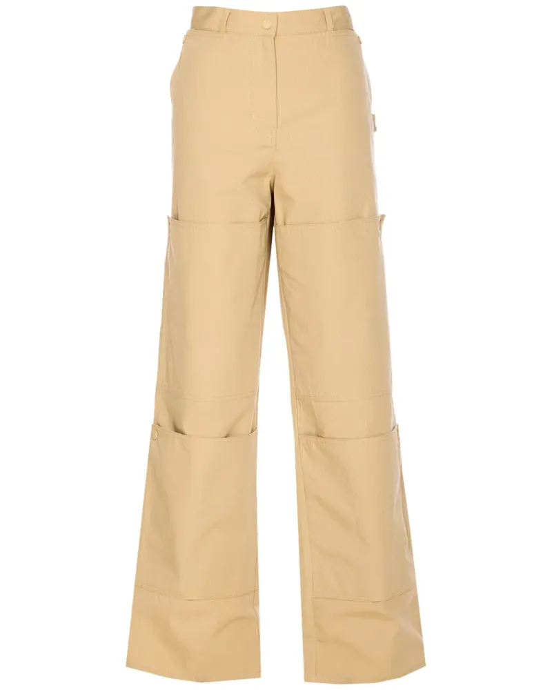Kenzo Hose aus Ripstop - Nude Nude