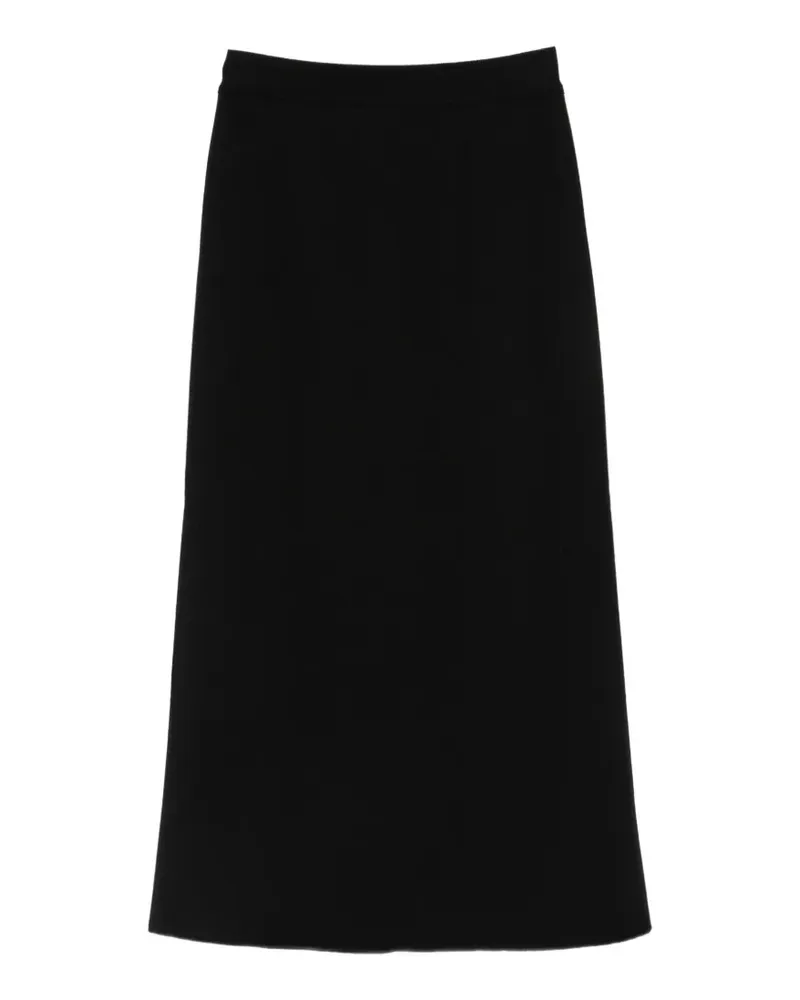 Attilio Giusti Leombruni Midirock mit hohem Bund - Schwarz Schwarz