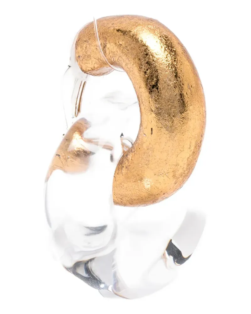 Monies interlocking-hoop earrings - Silber Silber