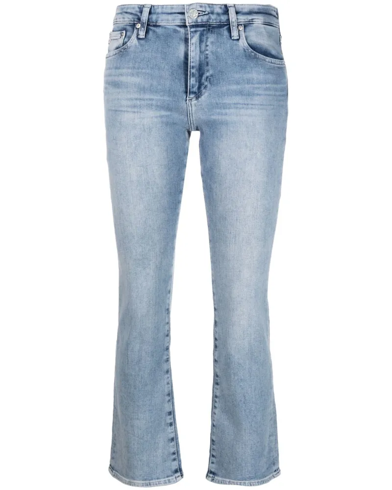 Adriano Goldschmied Jeans mit Logo-Patch Blau