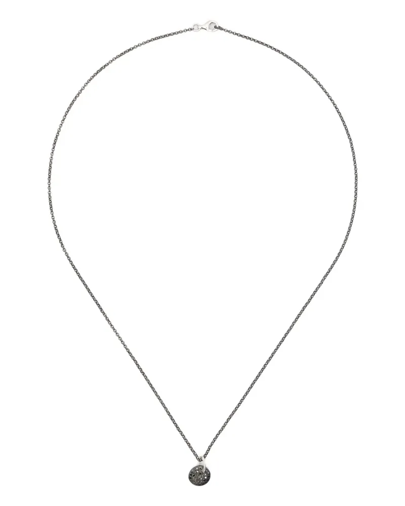 Rosa Maria Jupiter Halskette aus Sterlingsilber mit Diamant Silber