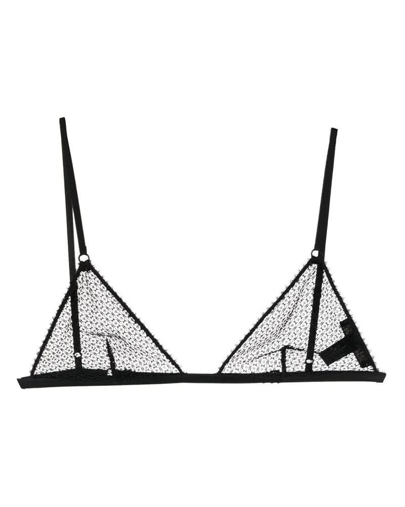 Kiki De Montparnasse Gehäkelter BH - Schwarz Schwarz