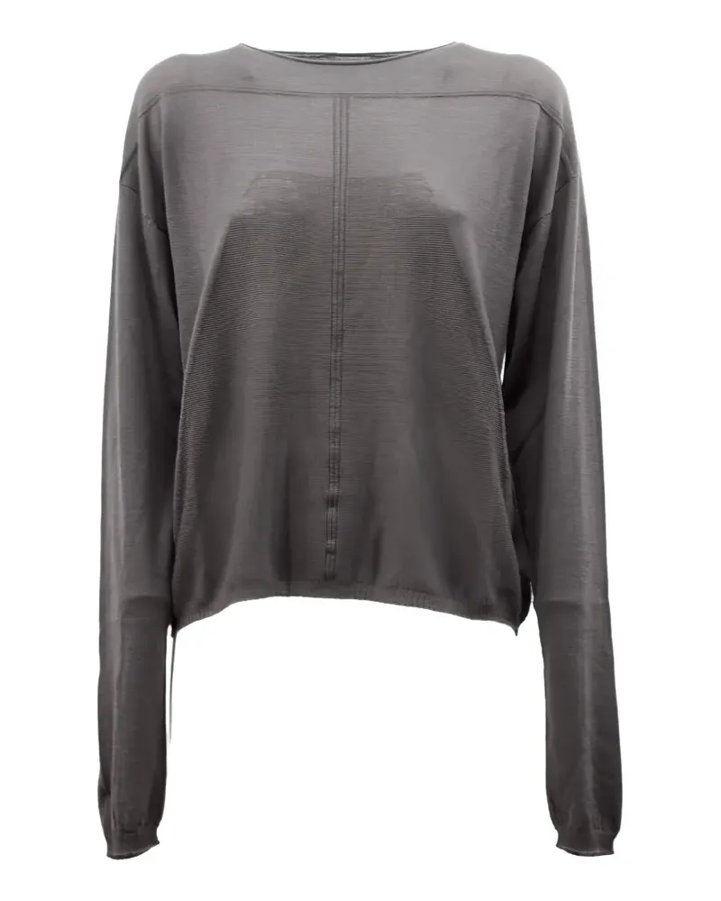 Rick Owens Pullover mit Ziernaht - Grau Grau