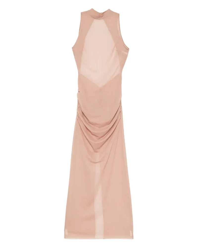 SIR Kleid mit V-Ausschnitt - Nude Nude