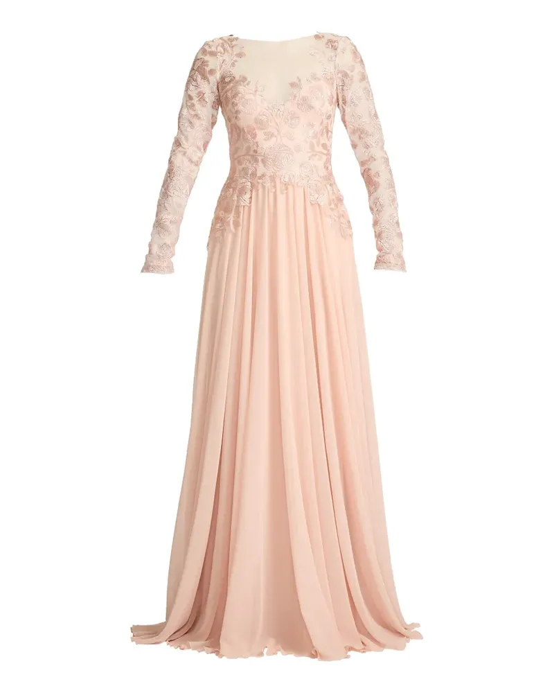 Tadashi Shoji Kleid mit Blütenmuster - Rosa Rosa