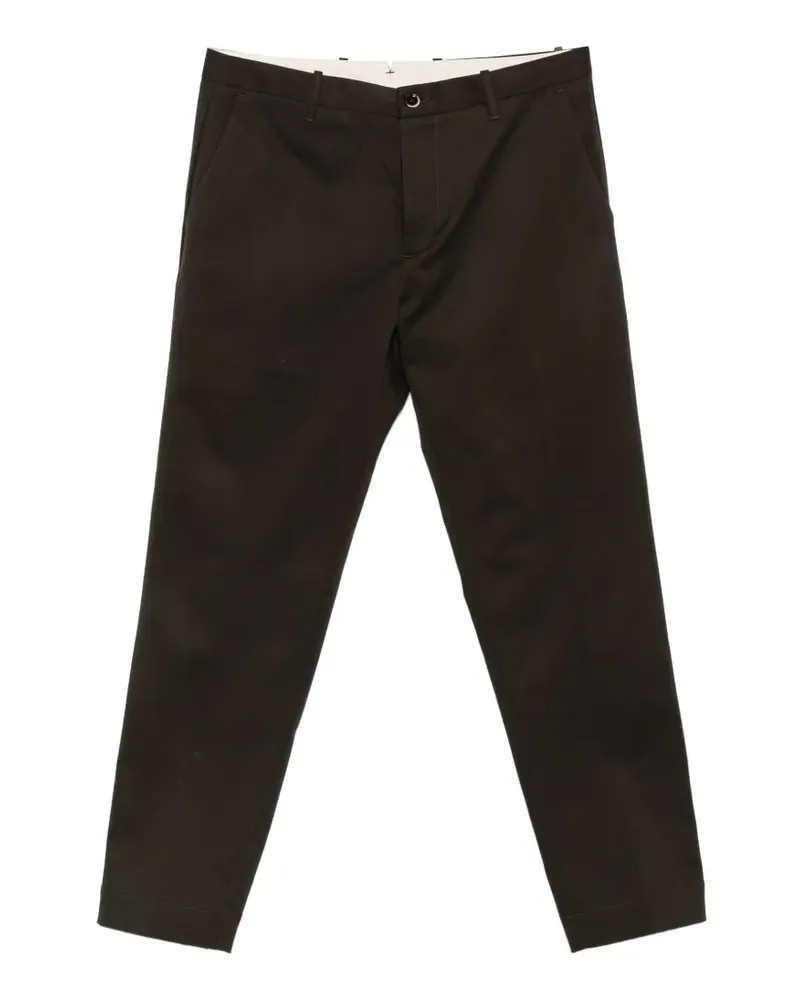 nine:inthe:morning slim-fit button-fastening chinos - Braun Braun