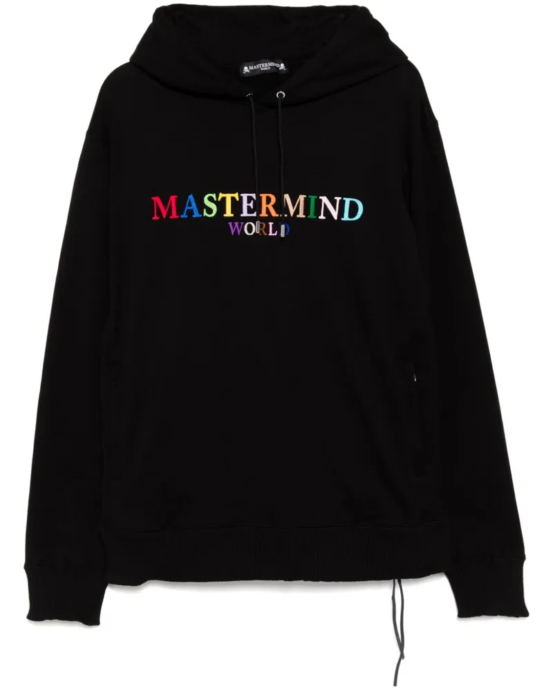 Mastermind World Hoodie mit Logo-Stickerei - Schwarz Schwarz