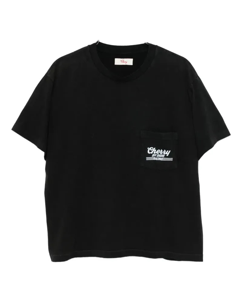CHERRY LA Offshore Racing T-Shirt - Schwarz Schwarz