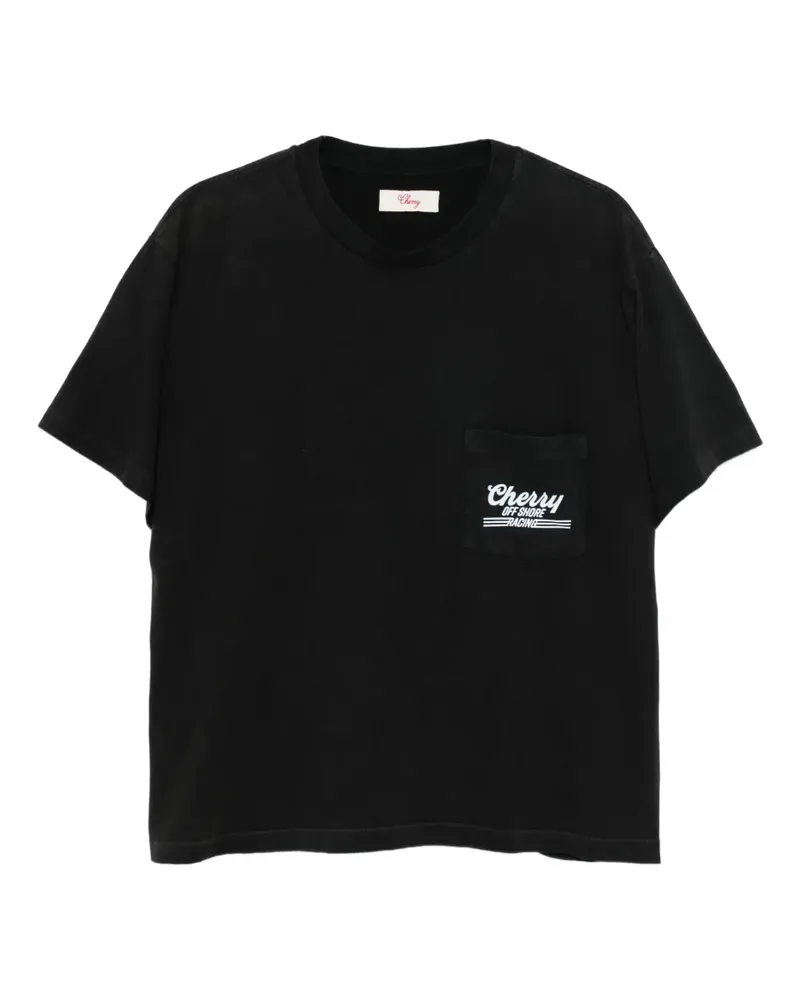 CHERRY LA Offshore Racing T-Shirt - Schwarz Schwarz