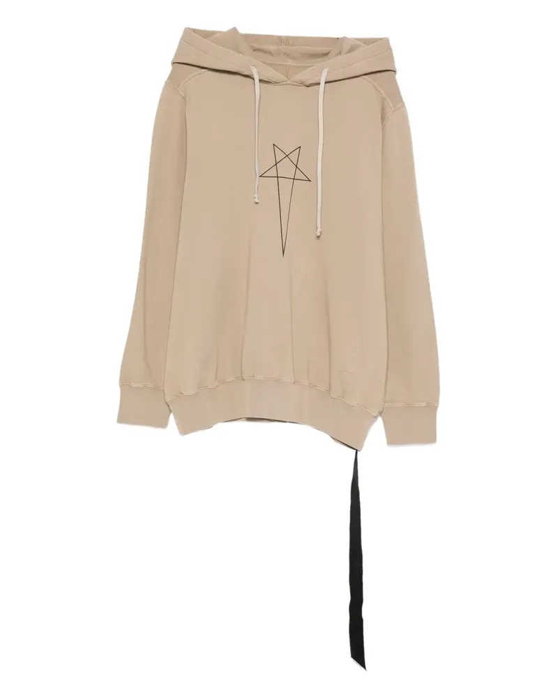 DRKSHDW by Rick Owens Hoodie mit grafischem Print - Braun Braun