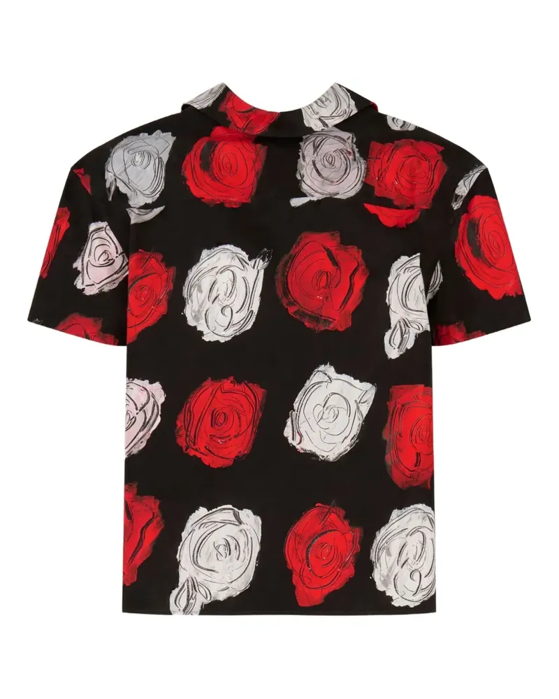 Marni Hemd mit Mercury-Print - Schwarz Schwarz