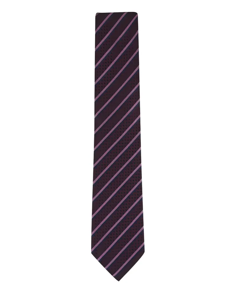 Ermenegildo Zegna striped tie - Rot Rot