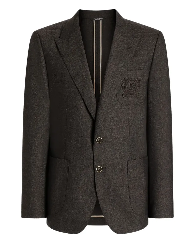 Dolce & Gabbana Einreihiges Sakko - Braun Braun