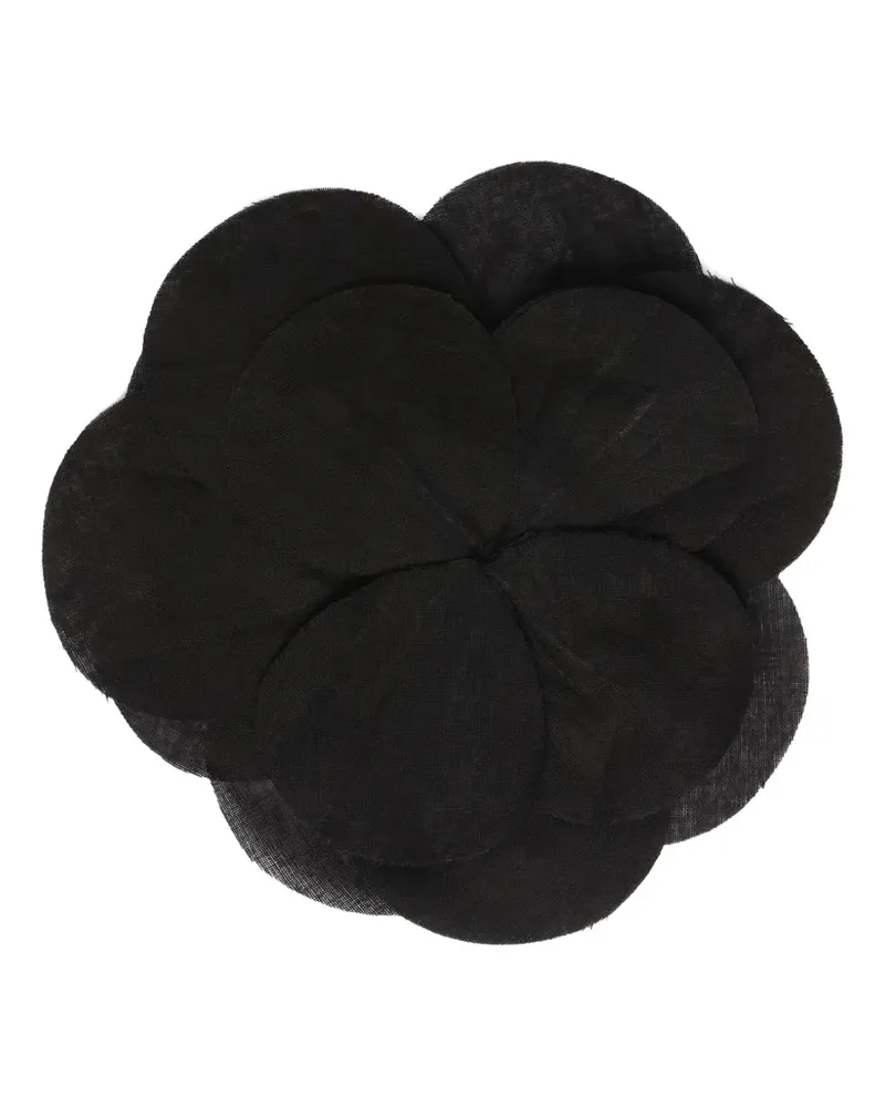 DOUUOD Blumenbrosche - Schwarz Schwarz