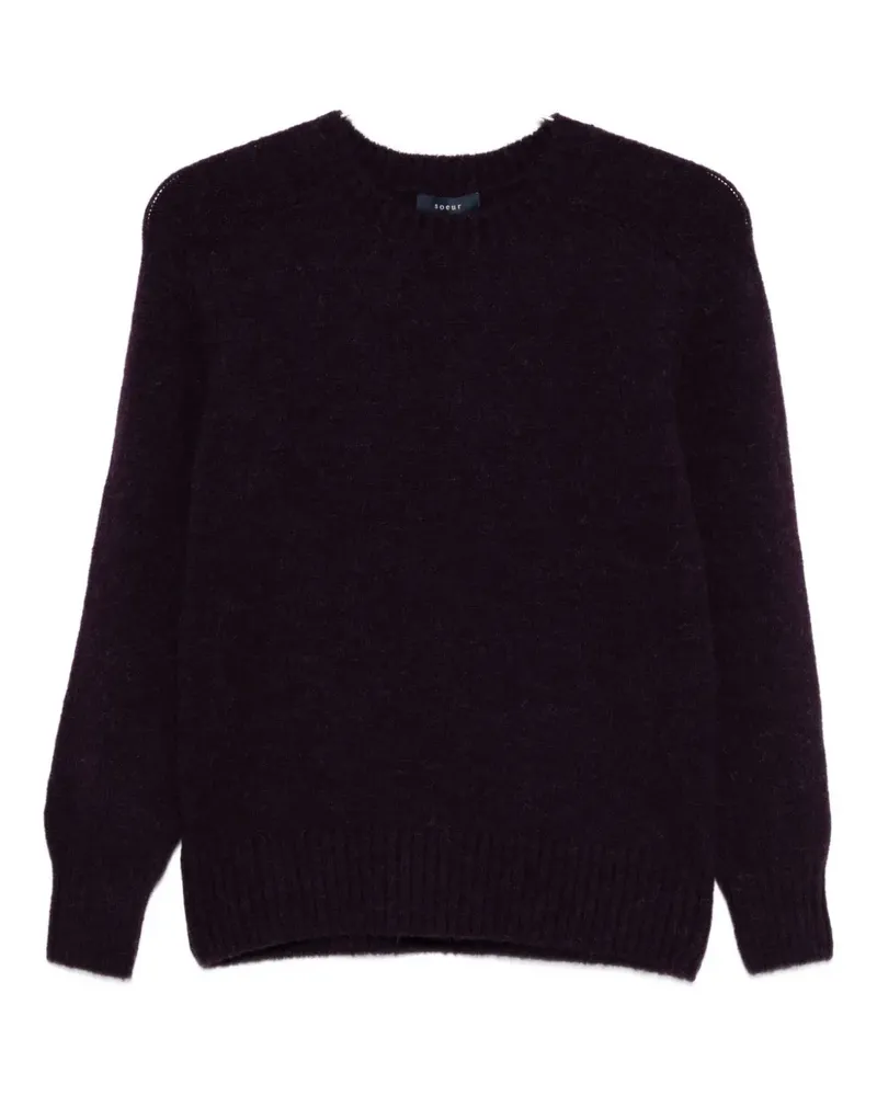 Soeur crew-neck sweater - Violett Violett