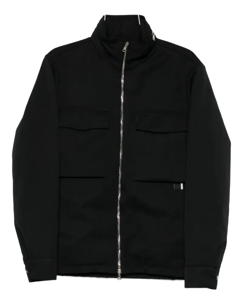 Low Brand Jacke mit Stehkragen - Schwarz Schwarz