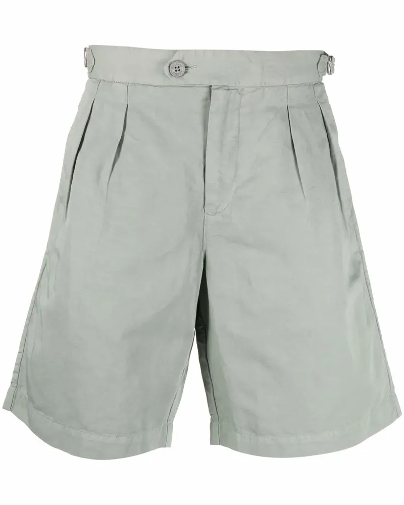 Orlebar Brown Gerade Shorts mit Falten - Grün Grün