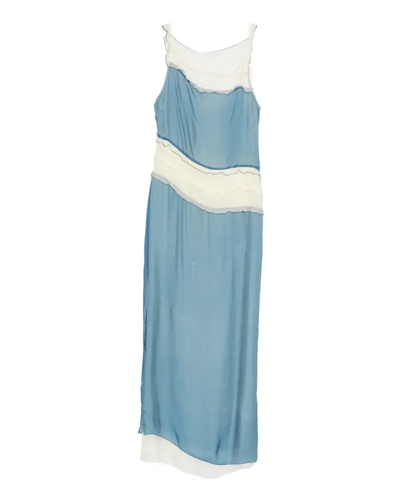 SIR Aurelia ruffled maxi dress - Blau Blau