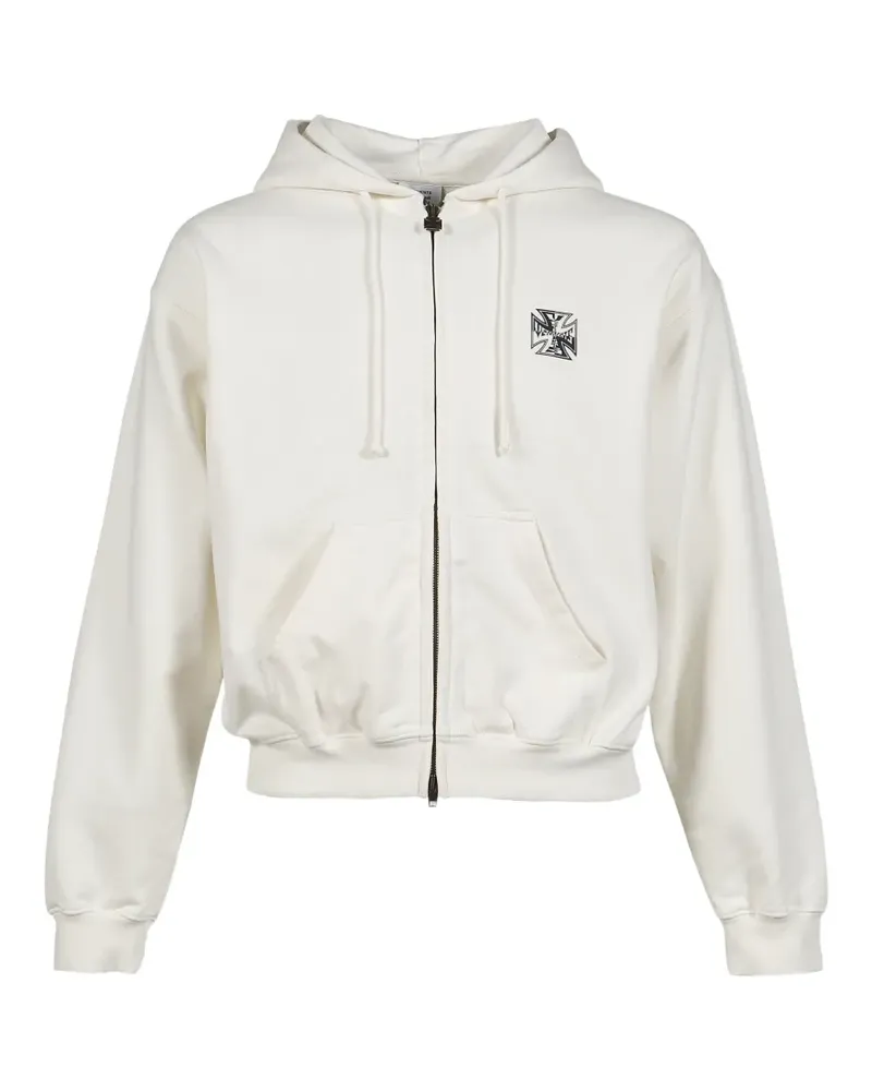 VETEMENTS Biker Cross Hoodie - Nude Nude