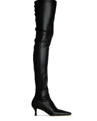 Proenza Schouler Trap Overknee-Stiefel Schwarz