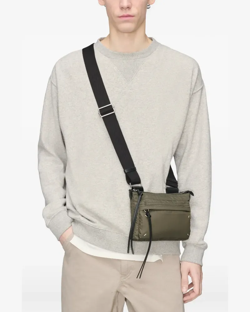 Maison Margiela Kuriertasche mit Ziernähten - Grün Grün