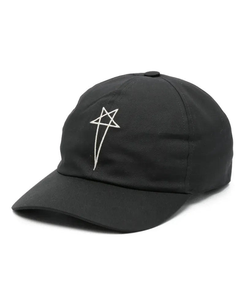 DRKSHDW by Rick Owens embroidery cap - Schwarz Schwarz