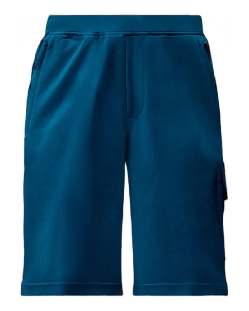 C.P. Company Metropolis Series logo-patch cargo shorts - Blau Blau