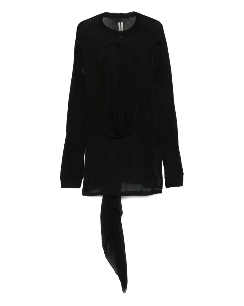 Rick Owens Drain T-Shirt - Schwarz Schwarz