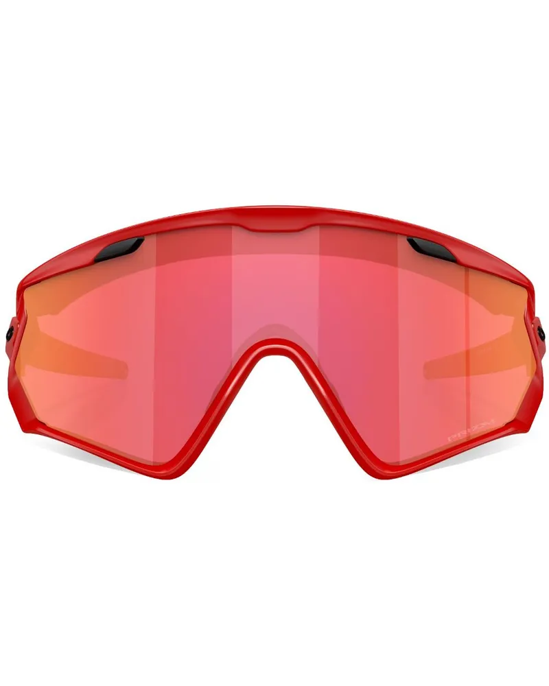 Oakley Wind Jacket 2.0 Sonnenbrille - Rot Rot