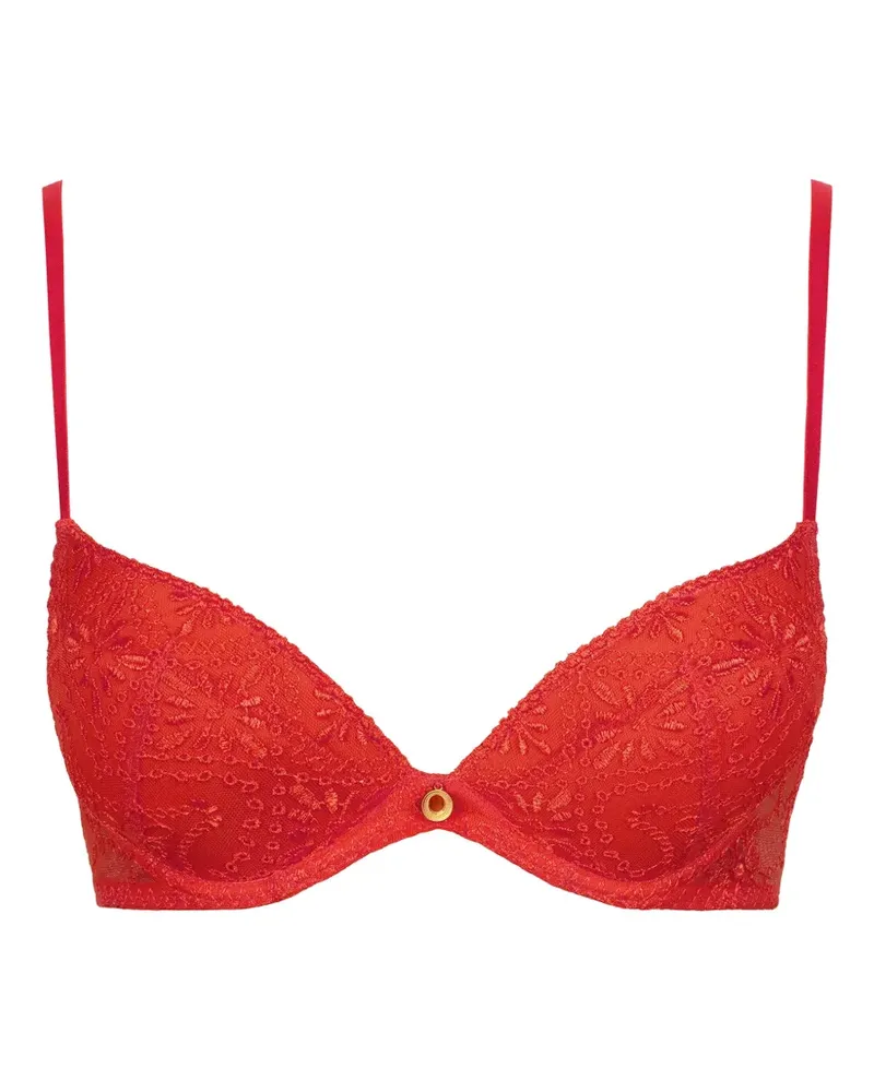 Aubade Losing My Mind Push-up-BH mit Stickerei - Rot Rot